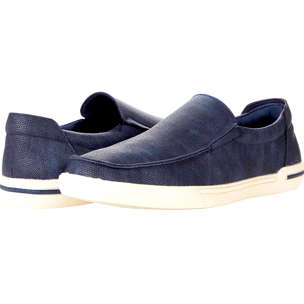 Unlisted By Kenneth Cole Men's Un-Anchor Slip On Sneaker Color Navy Size 11.5